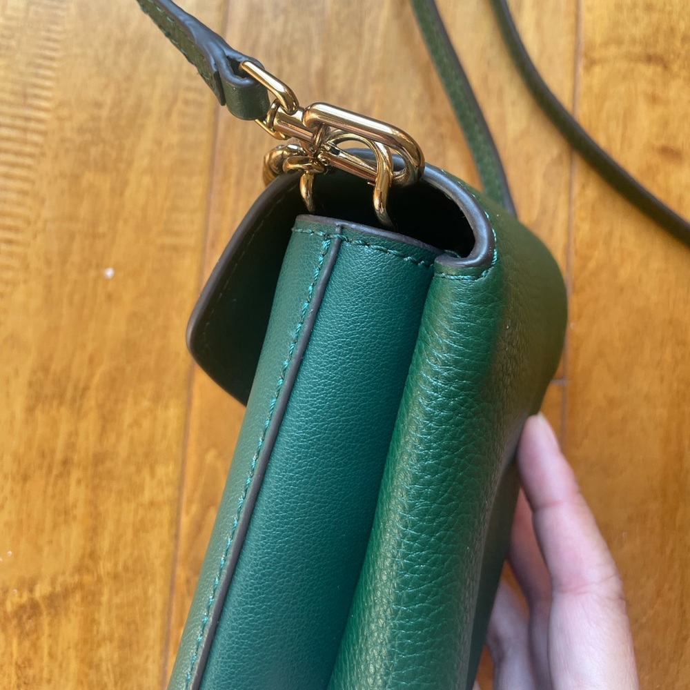 Tory Burch Kira phone crossbody shoulder bag mini wallet on chain leather - Picture 7 of 14